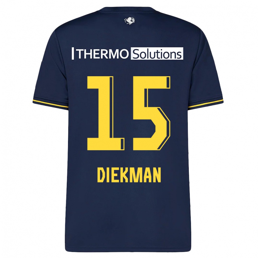 Niño Camiseta Jill Diekman #15 Armada 2ª Equipación 2023/24 La Camisa Argentina