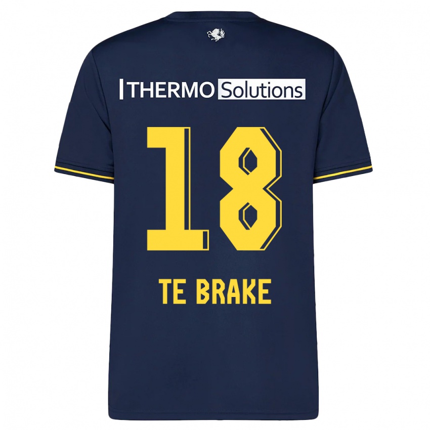 Niño Camiseta Sophie Te Brake #18 Armada 2ª Equipación 2023/24 La Camisa Argentina