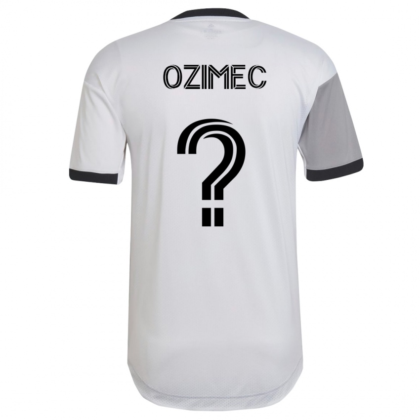 Niño Camiseta Lucas Ozimec #0 Blanco 2ª Equipación 2023/24 La Camisa Argentina