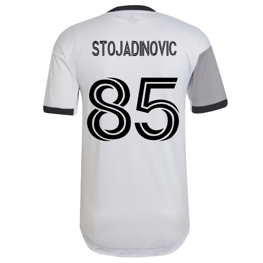 Niño Camiseta Marko Stojadinovic #85 Blanco 2ª Equipación 2023/24 La Camisa Argentina