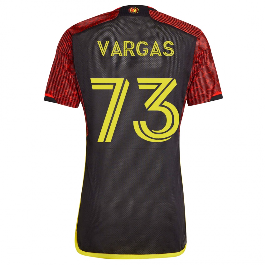 Niño Camiseta Obed Vargas #73 Naranja 2ª Equipación 2023/24 La Camisa Argentina