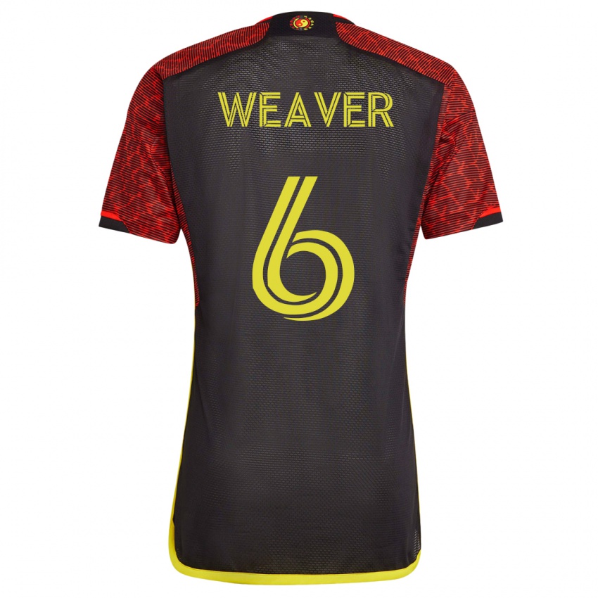 Niño Camiseta Morgan Weaver #6 Naranja 2ª Equipación 2023/24 La Camisa Argentina