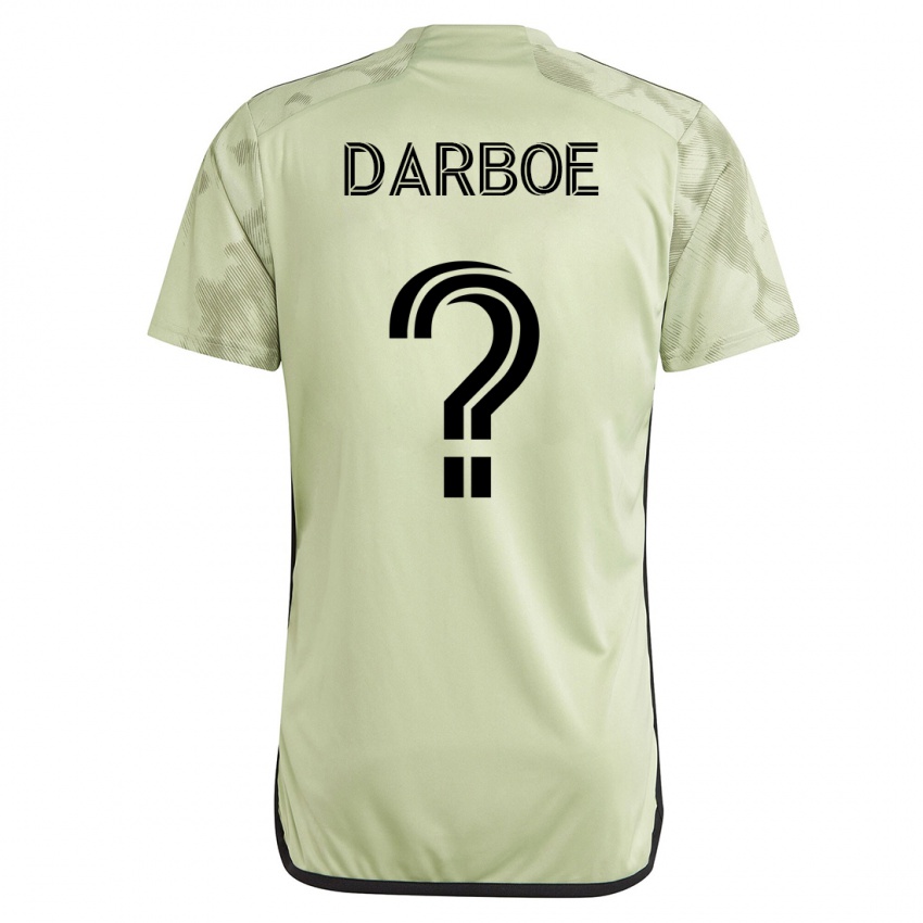 Niño Camiseta Bajung Darboe #0 Verde 2ª Equipación 2023/24 La Camisa Argentina