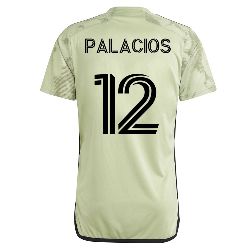 Niño Camiseta Diego Palacios #12 Verde 2ª Equipación 2023/24 La Camisa Argentina