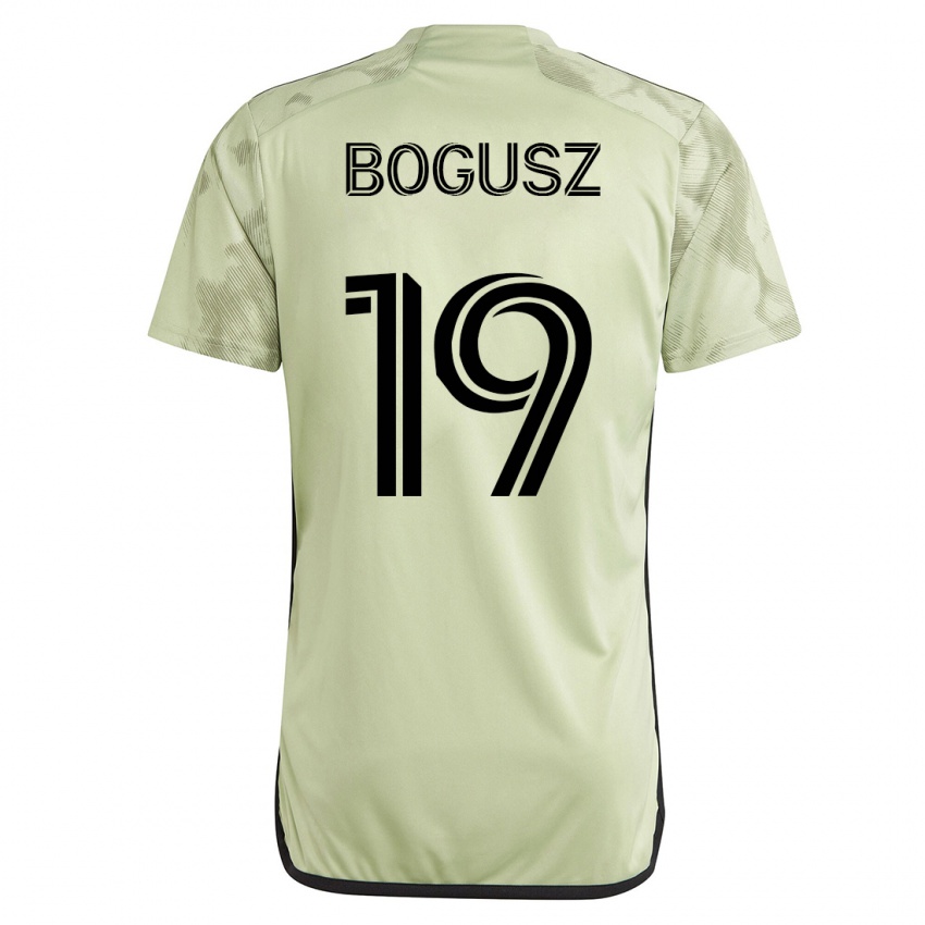 Niño Camiseta Mateusz Bogusz #19 Verde 2ª Equipación 2023/24 La Camisa Argentina