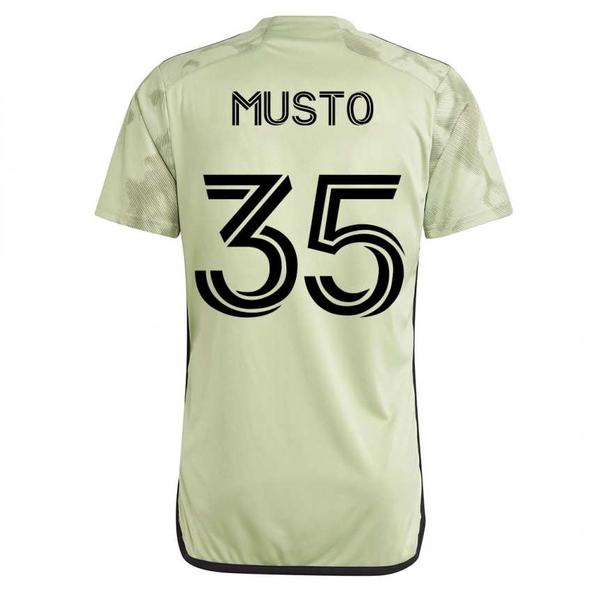 Niño Camiseta Tommy Musto #35 Verde 2ª Equipación 2023/24 La Camisa Argentina