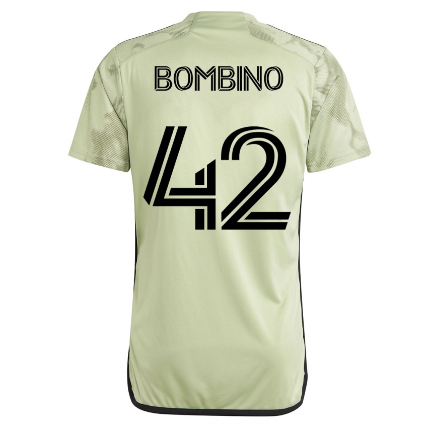 Niño Camiseta Luca Bombino #42 Verde 2ª Equipación 2023/24 La Camisa Argentina