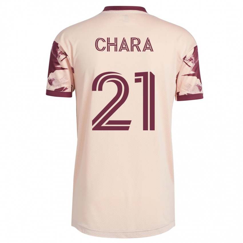 Niño Camiseta Diego Chará #21 Blanquecino 2ª Equipación 2023/24 La Camisa Argentina