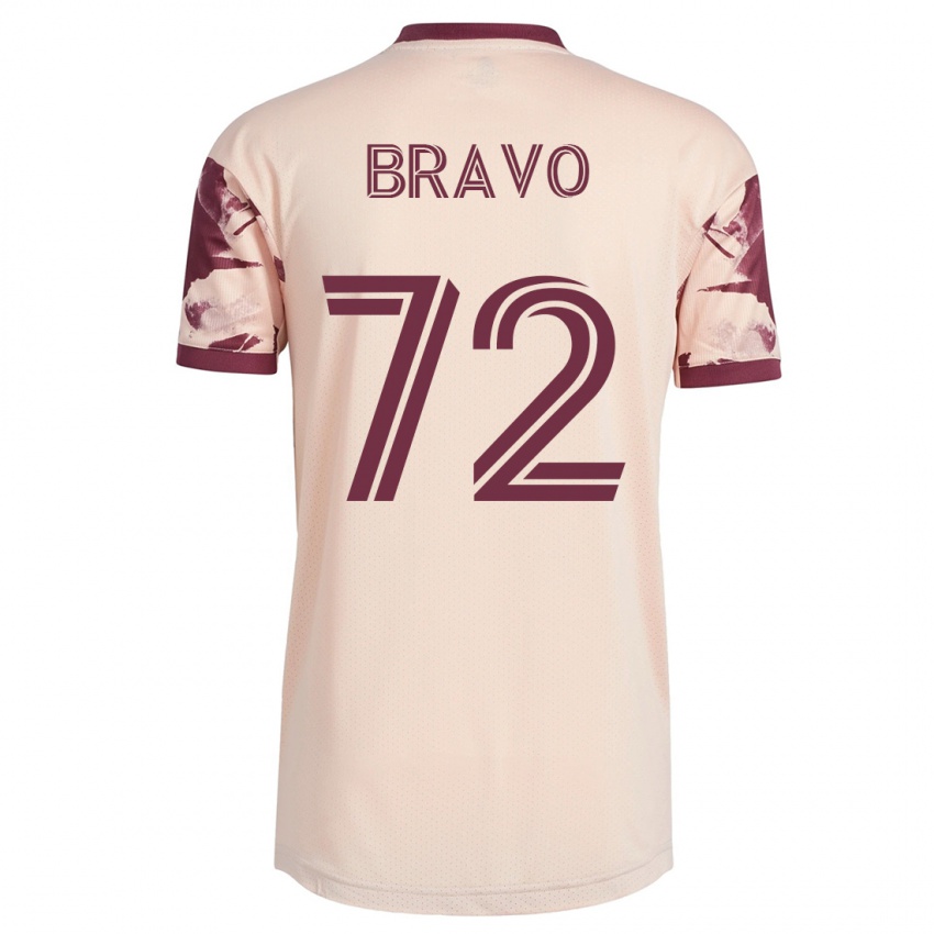 Niño Camiseta Julian Bravo #72 Blanquecino 2ª Equipación 2023/24 La Camisa Argentina