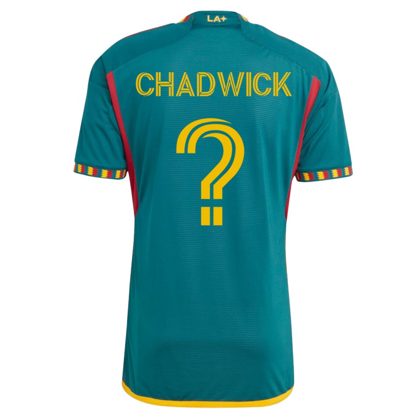Niño Camiseta Edward Chadwick #0 Verde 2ª Equipación 2023/24 La Camisa Argentina