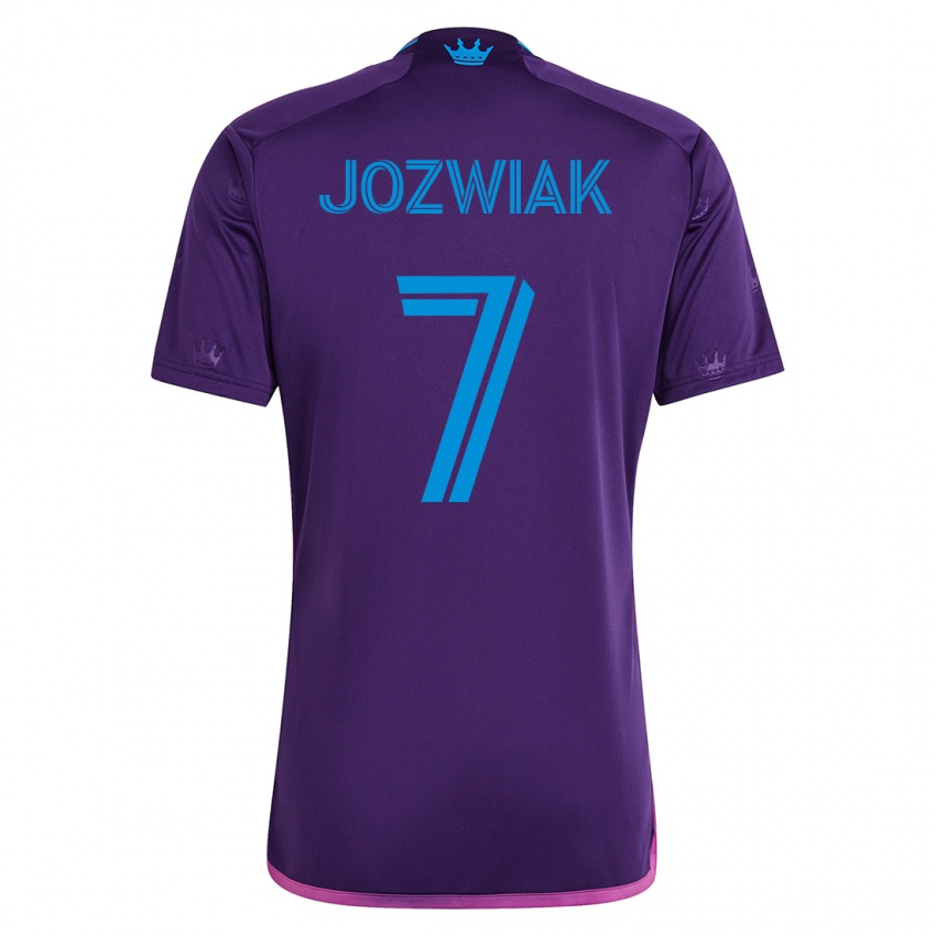 Niño Camiseta Kamil Józwiak #7 Violeta 2ª Equipación 2023/24 La Camisa Argentina
