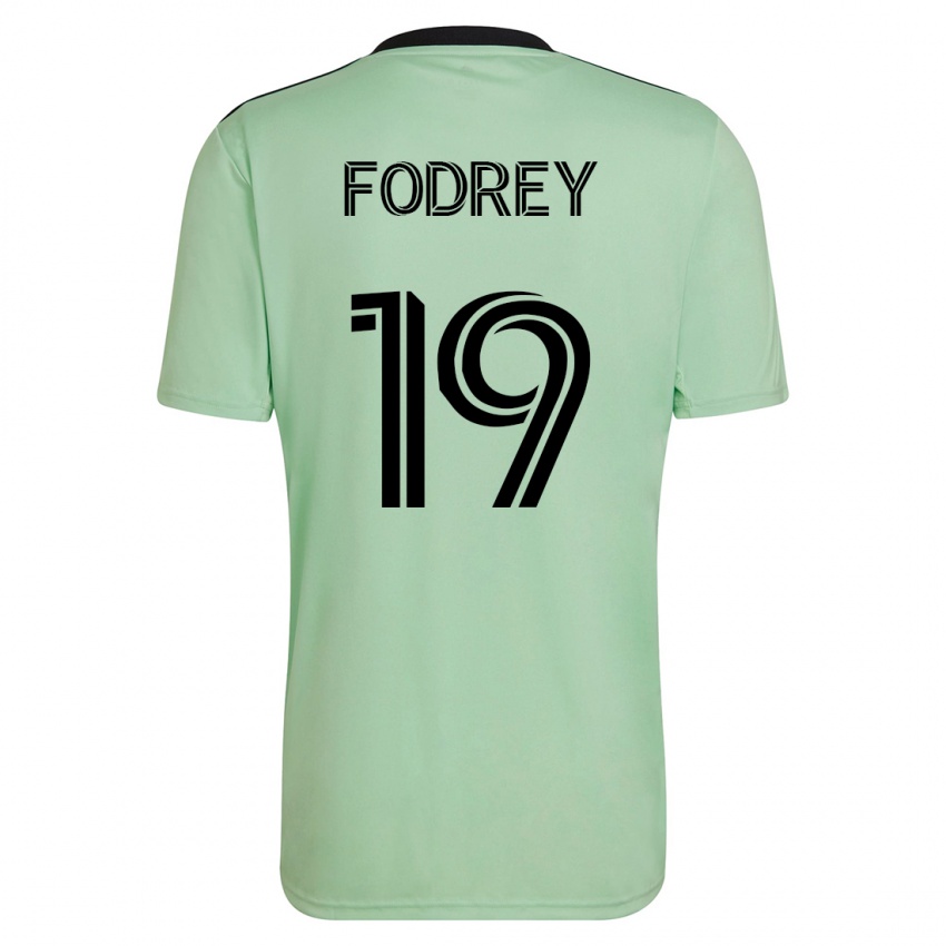 Niño Camiseta Cj Fodrey #19 Verde Claro 2ª Equipación 2023/24 La Camisa Argentina