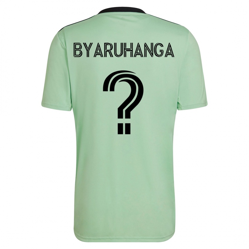 Niño Camiseta Bobosi Byaruhanga #0 Verde Claro 2ª Equipación 2023/24 La Camisa Argentina