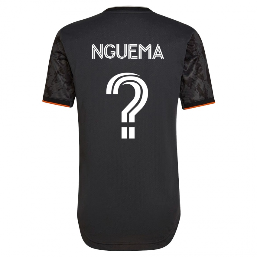 Niño Camiseta David Ndong Nguema #0 Negro 2ª Equipación 2023/24 La Camisa Argentina