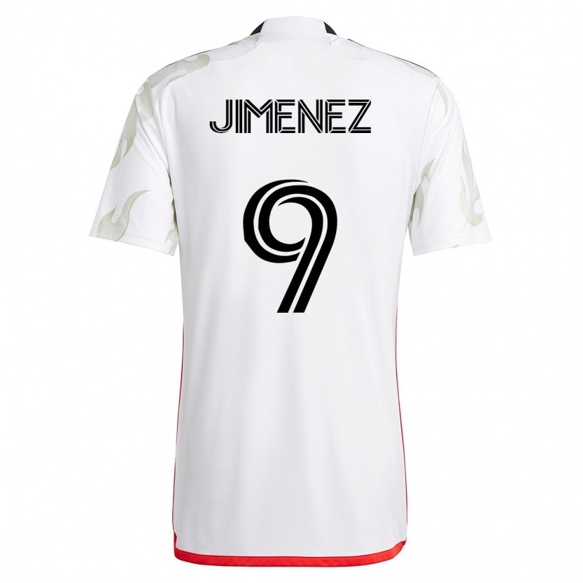 Niño Camiseta Jesús Jiménez #9 Blanco 2ª Equipación 2023/24 La Camisa Argentina