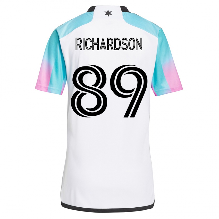 Niño Camiseta Nick Richardson #89 Blanco 2ª Equipación 2023/24 La Camisa Argentina