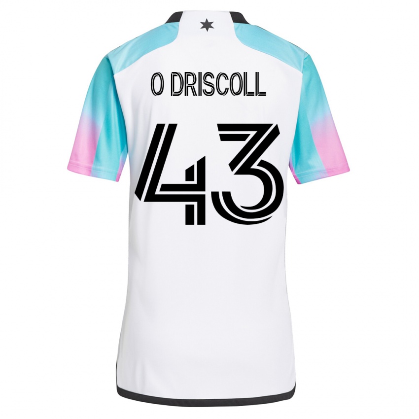 Niño Camiseta Rory O'driscoll #43 Blanco 2ª Equipación 2023/24 La Camisa Argentina