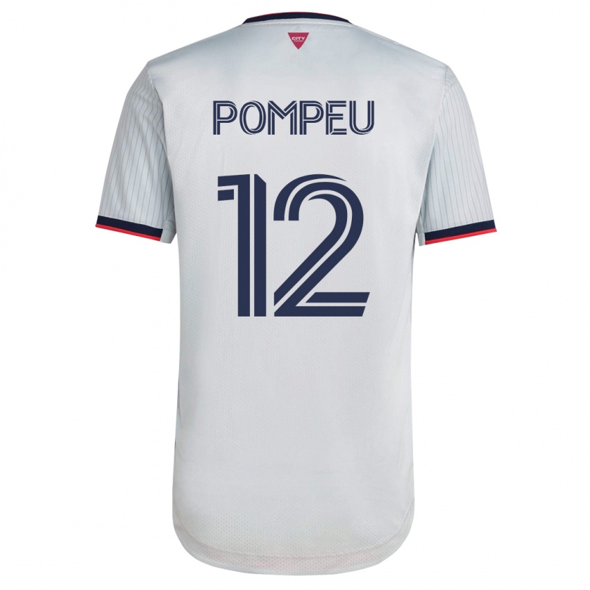 Niño Camiseta Célio Pompeu #12 Blanco 2ª Equipación 2023/24 La Camisa Argentina