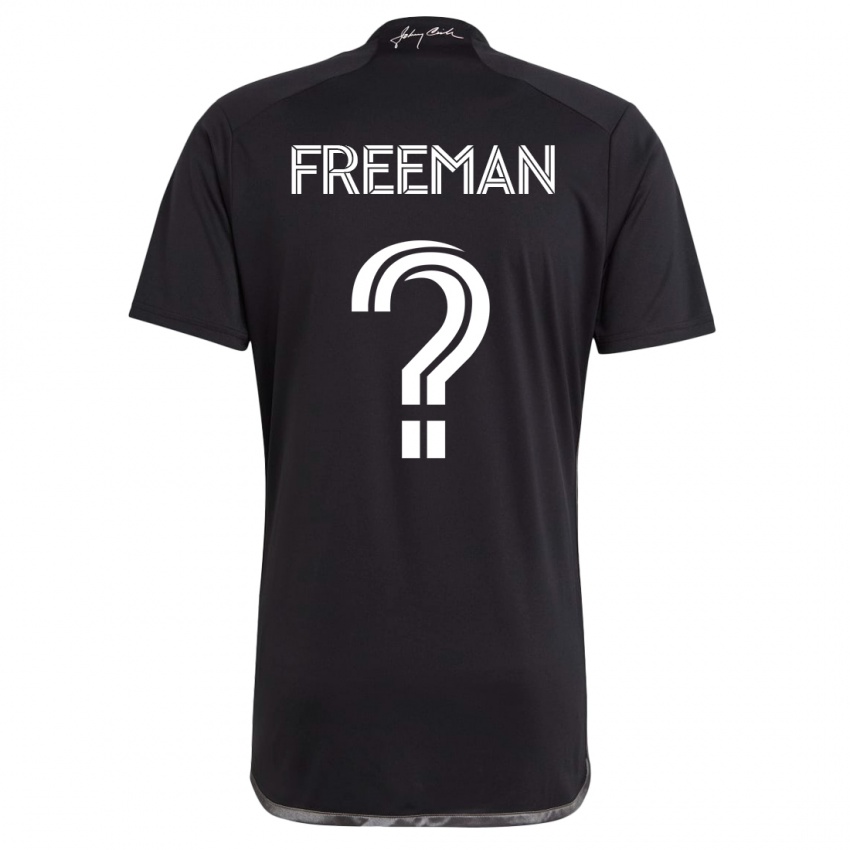 Niño Camiseta Tyler Freeman #0 Negro 2ª Equipación 2023/24 La Camisa Argentina