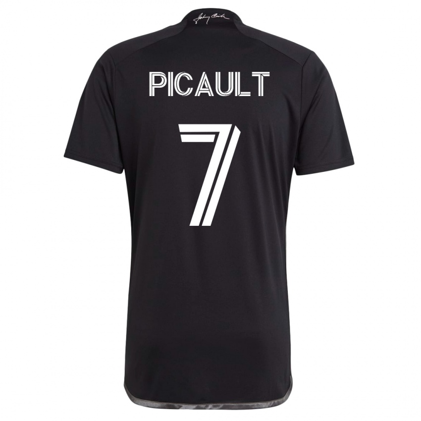 Niño Camiseta Fafà Picault #7 Negro 2ª Equipación 2023/24 La Camisa Argentina