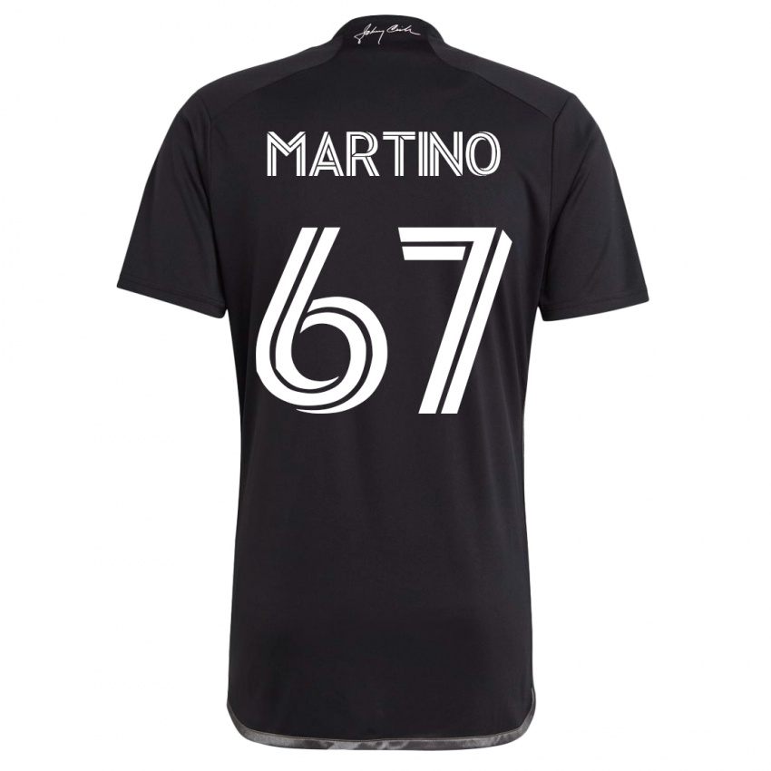 Niño Camiseta Ben Martino #67 Negro 2ª Equipación 2023/24 La Camisa Argentina