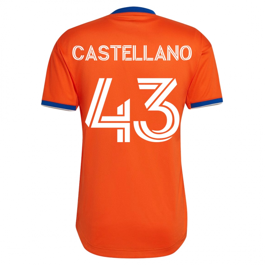 Niño Camiseta Jesús Castellano #43 Blanco 2ª Equipación 2023/24 La Camisa Argentina