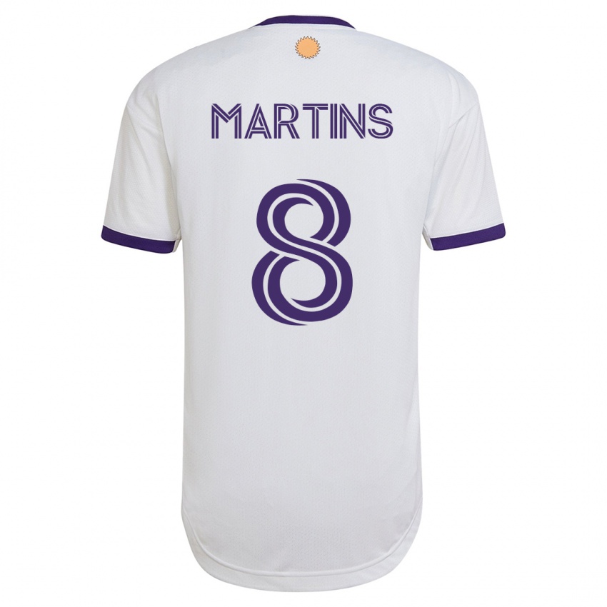 Niño Camiseta Felipe Martins #8 Blanco 2ª Equipación 2023/24 La Camisa Argentina