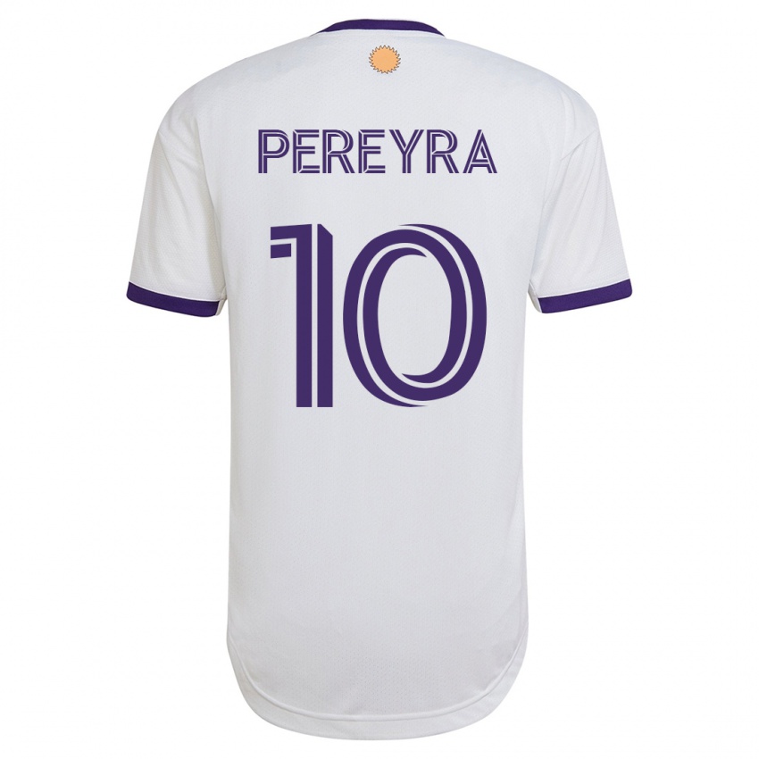 Niño Camiseta Mauricio Pereyra #10 Blanco 2ª Equipación 2023/24 La Camisa Argentina
