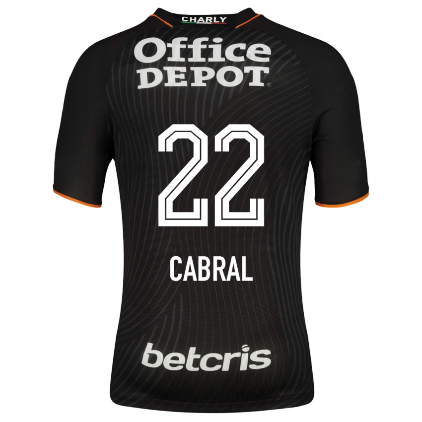 Niño Camiseta Gustavo Cabral #22 Negro 2ª Equipación 2023/24 La Camisa Argentina