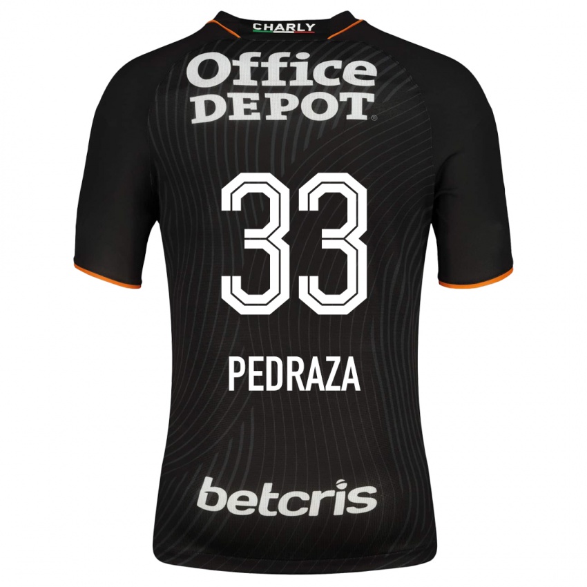 Niño Camiseta Pedro Pedraza #33 Negro 2ª Equipación 2023/24 La Camisa Argentina