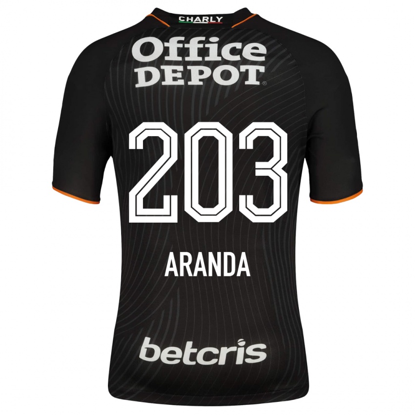 Niño Camiseta Juan Aranda #203 Negro 2ª Equipación 2023/24 La Camisa Argentina