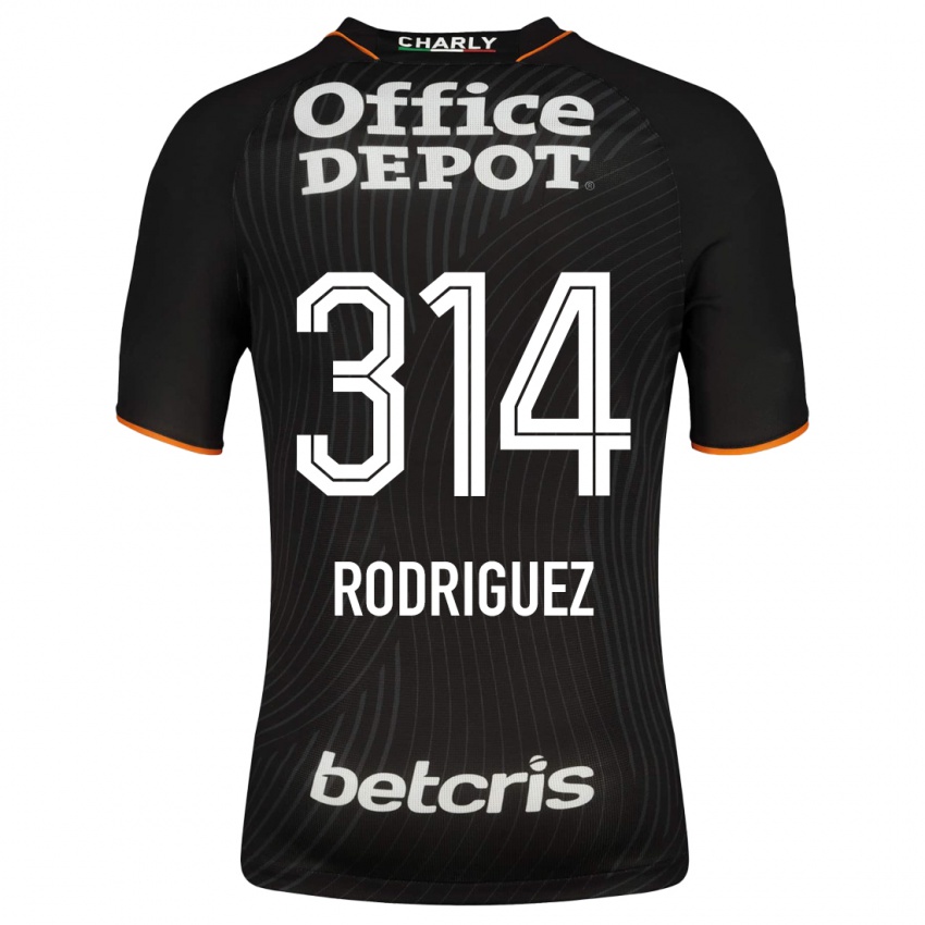 Niño Camiseta Alan Rodríguez #314 Negro 2ª Equipación 2023/24 La Camisa Argentina
