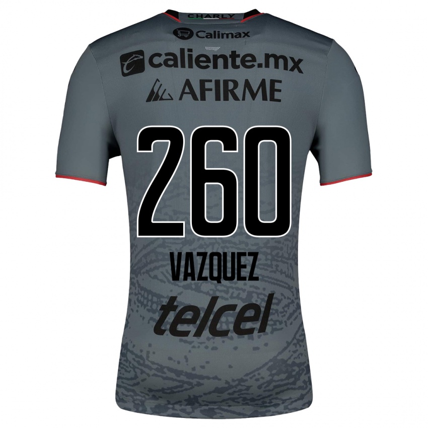 Niño Camiseta Octavio Vázquez #260 Gris 2ª Equipación 2023/24 La Camisa Argentina