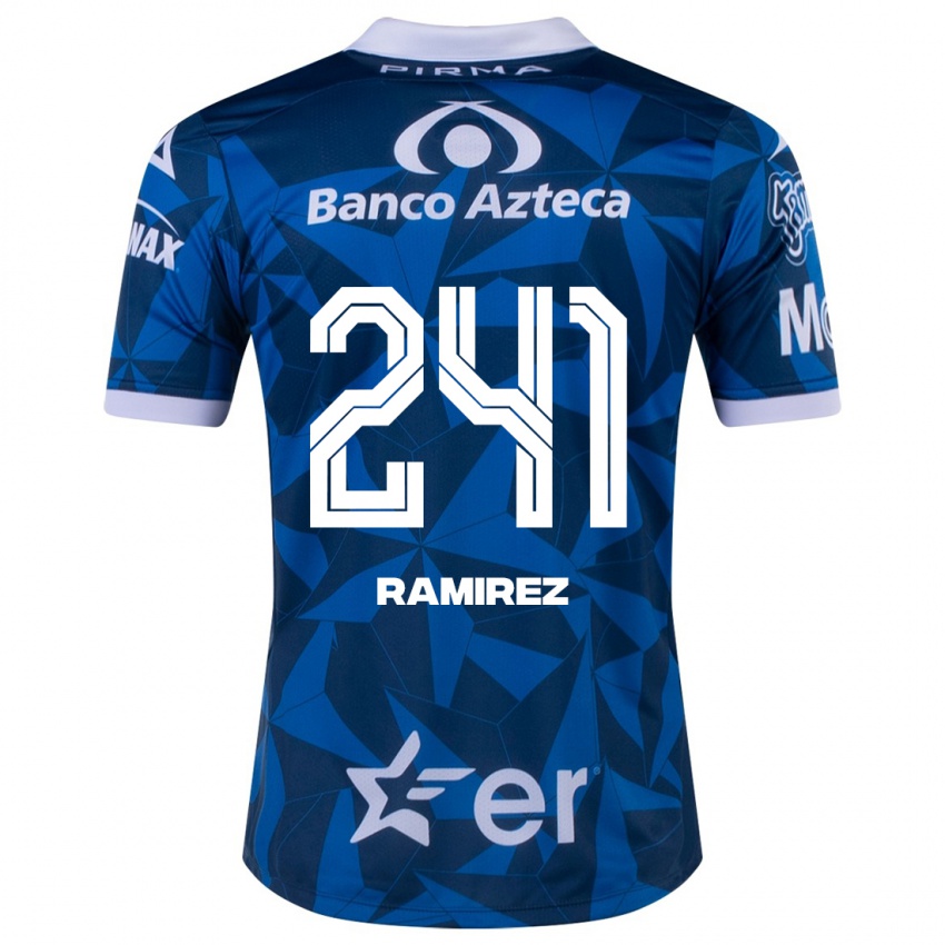 Niño Camiseta Eduardo Ramírez #241 Azul 2ª Equipación 2023/24 La Camisa Argentina