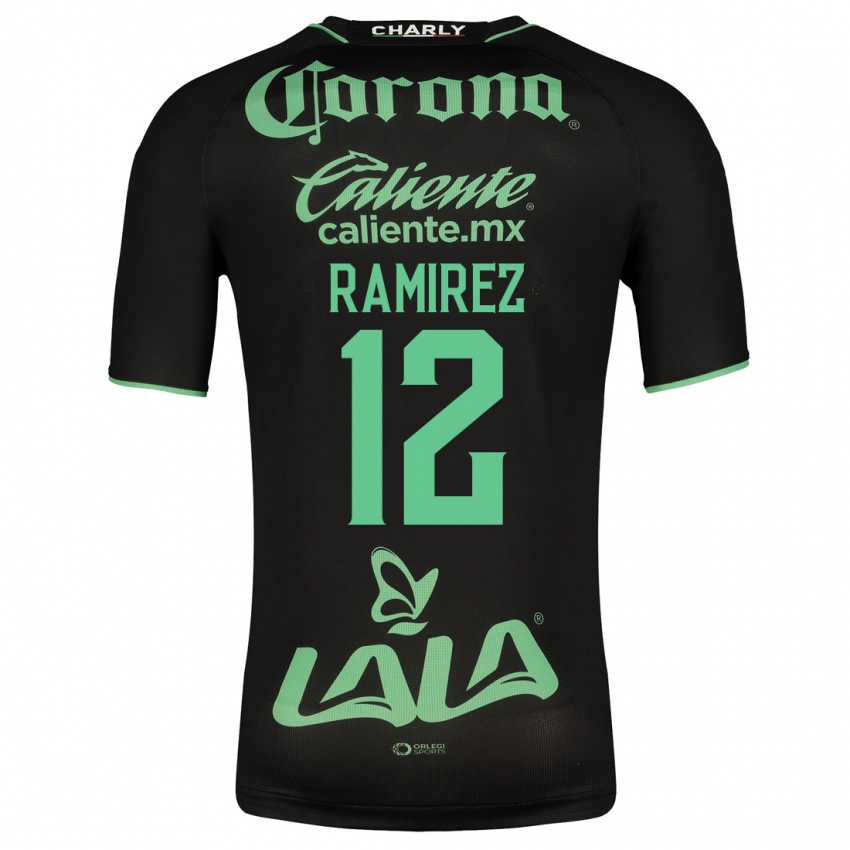 Niño Camiseta Santiago Ramírez #12 Negro 2ª Equipación 2023/24 La Camisa Argentina