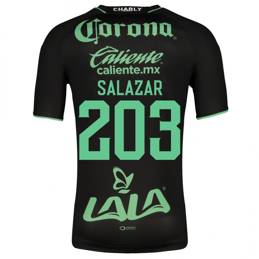 Niño Camiseta Roberto Salazar #203 Negro 2ª Equipación 2023/24 La Camisa Argentina