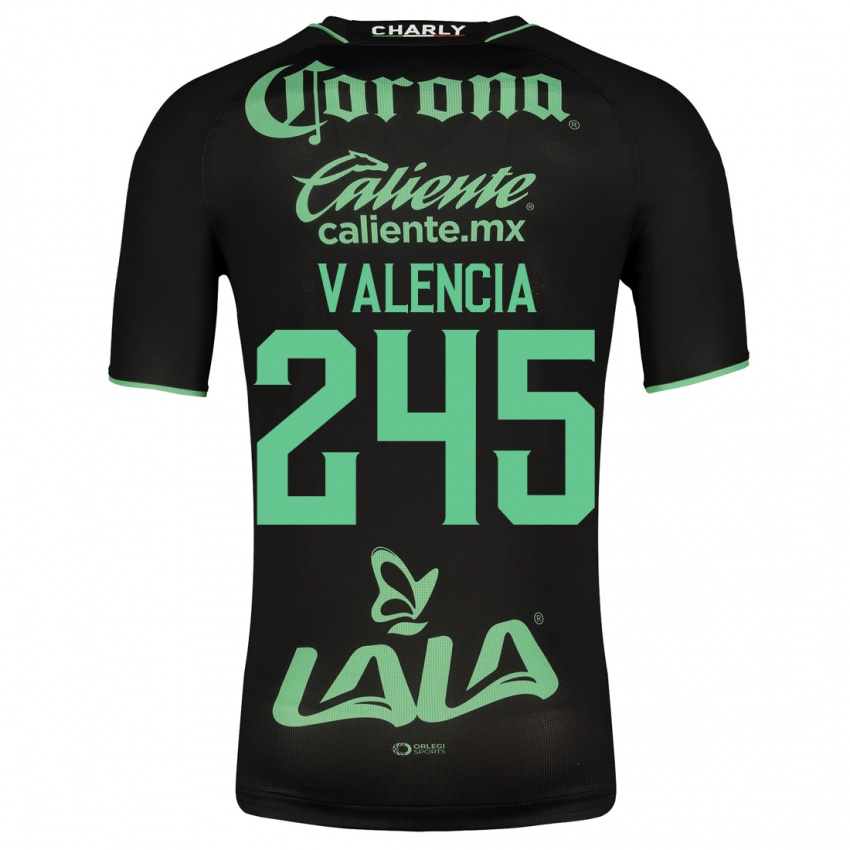 Niño Camiseta Álex Valencia #245 Negro 2ª Equipación 2023/24 La Camisa Argentina