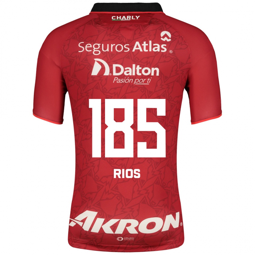 Niño Camiseta Víctor Ríos #185 Rojo 2ª Equipación 2023/24 La Camisa Argentina