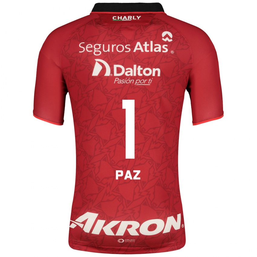 Niño Camiseta Ana Gabriela Paz #1 Rojo 2ª Equipación 2023/24 La Camisa Argentina