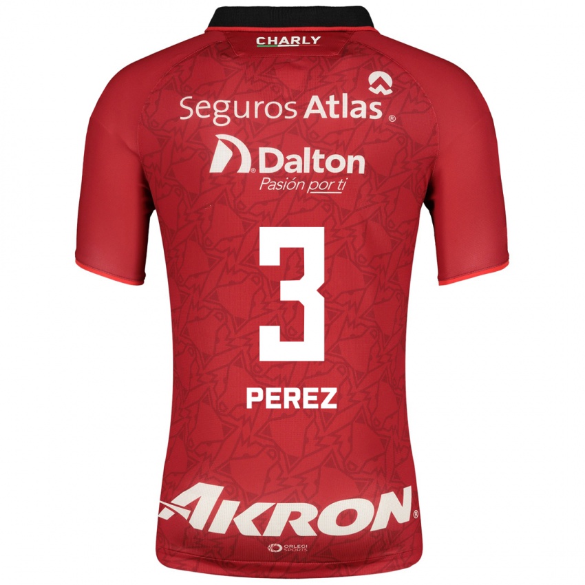 Niño Camiseta María Fernanda Pérez #3 Rojo 2ª Equipación 2023/24 La Camisa Argentina