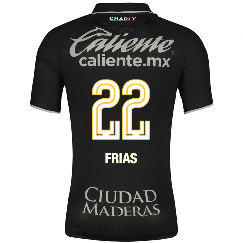Niño Camiseta Adonis Frías #22 Negro 2ª Equipación 2023/24 La Camisa Argentina