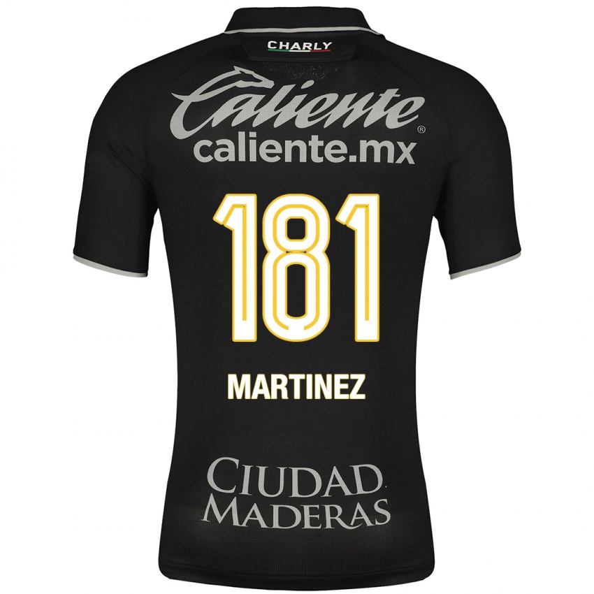 Niño Camiseta Irving Martínez #181 Negro 2ª Equipación 2023/24 La Camisa Argentina