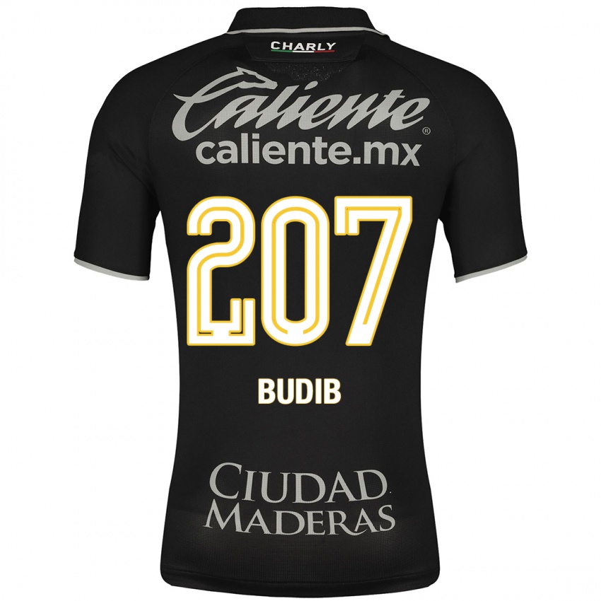 Niño Camiseta Pedro Budib #207 Negro 2ª Equipación 2023/24 La Camisa Argentina
