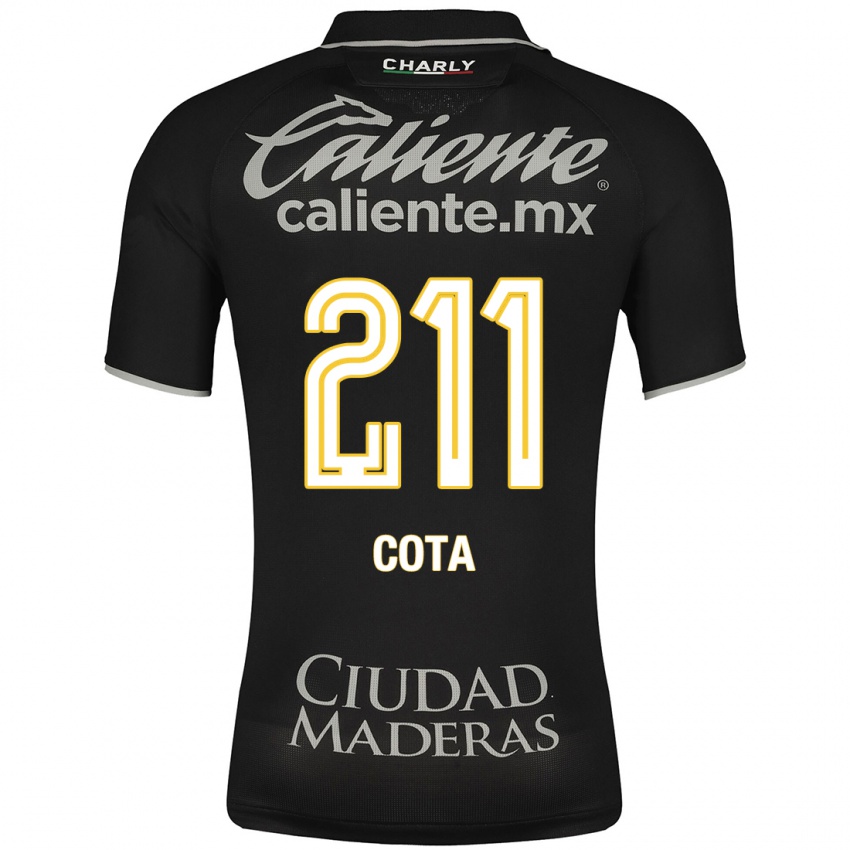 Niño Camiseta Luis Cota #211 Negro 2ª Equipación 2023/24 La Camisa Argentina