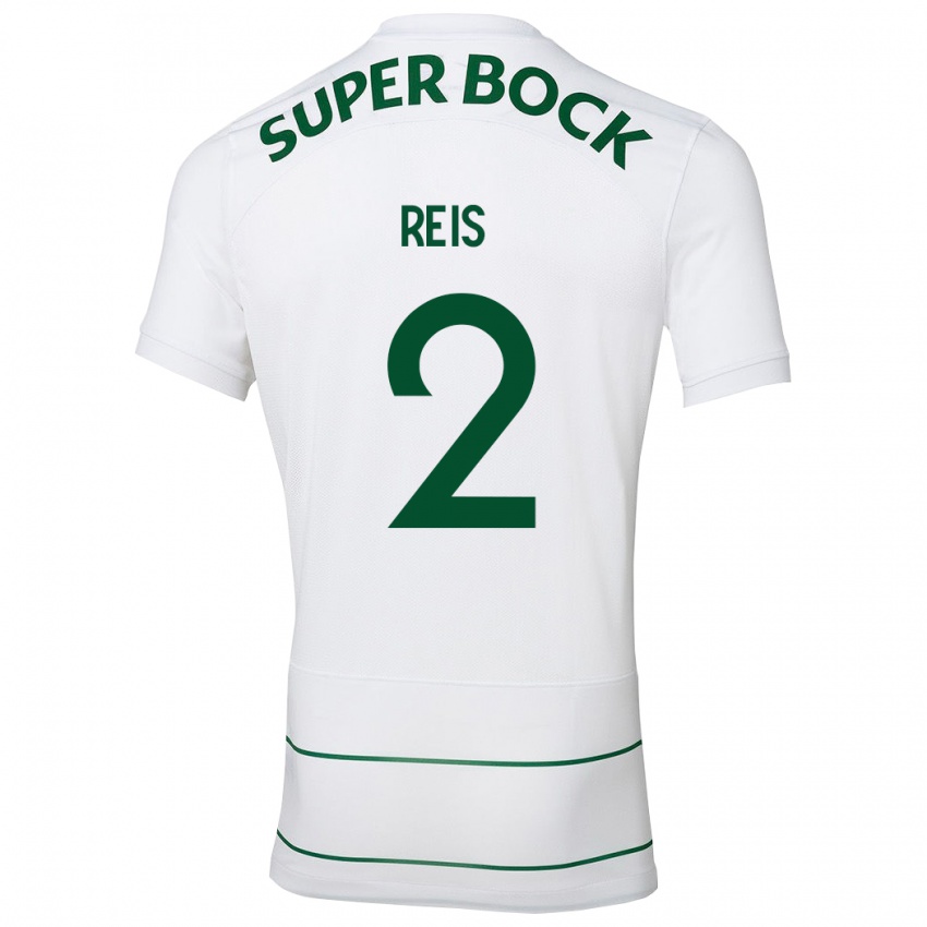 Niño Camiseta Matheus Reis #2 Blanco 2ª Equipación 2023/24 La Camisa Argentina