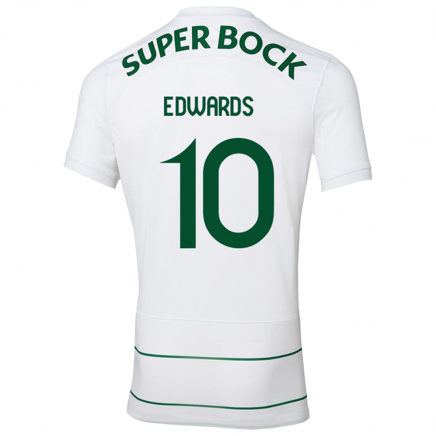 Niño Camiseta Marcus Edwards #10 Blanco 2ª Equipación 2023/24 La Camisa Argentina