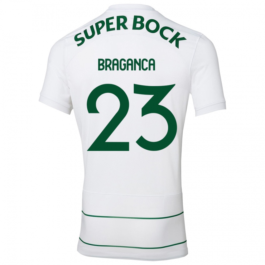 Niño Camiseta Daniel Bragança #23 Blanco 2ª Equipación 2023/24 La Camisa Argentina