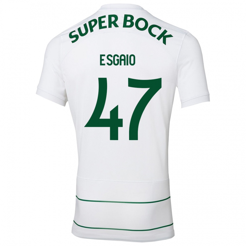 Niño Camiseta Ricardo Esgaio #47 Blanco 2ª Equipación 2023/24 La Camisa Argentina