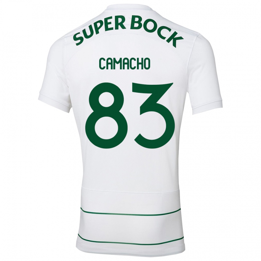 Niño Camiseta Rafael Camacho #83 Blanco 2ª Equipación 2023/24 La Camisa Argentina