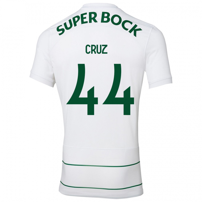 Niño Camiseta Marco Cruz #44 Blanco 2ª Equipación 2023/24 La Camisa Argentina